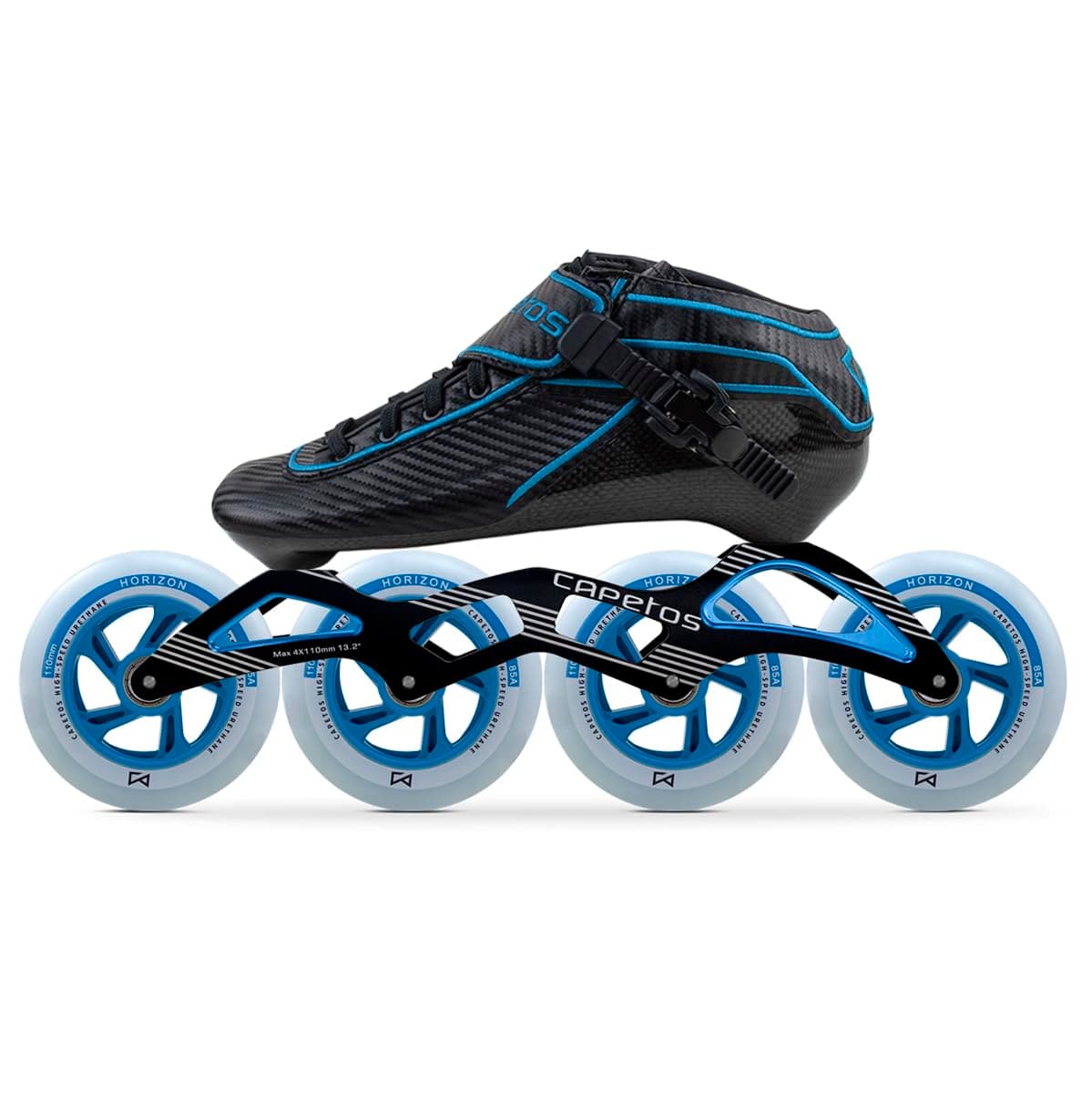 Professional Carbon Fiber Inline Speed Skating Boot, Lightweight Stiff Racing Boot for Competitive Inline Skaters