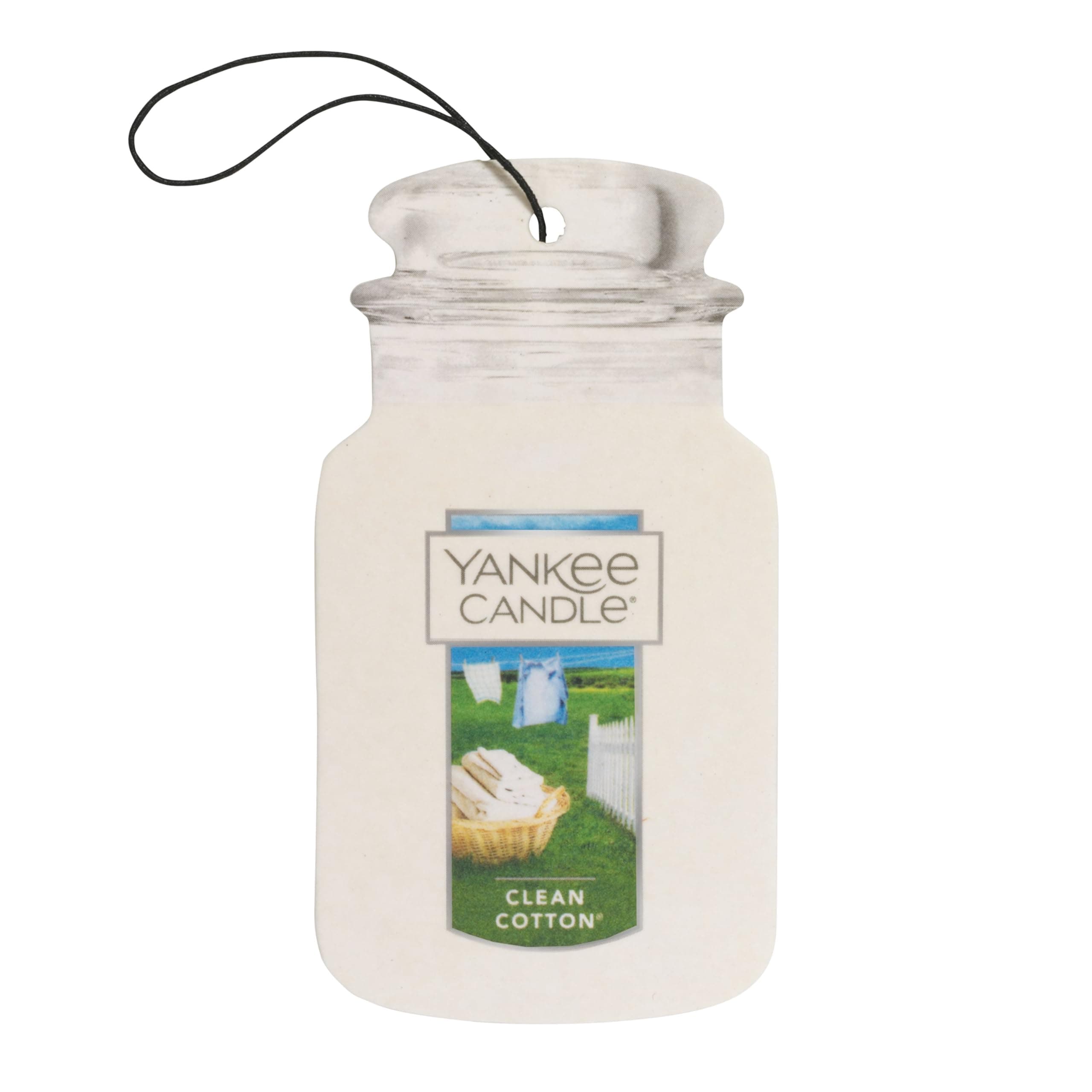 Yankee Candle Clean Cotton Paperboard Car Jar 3 Pack