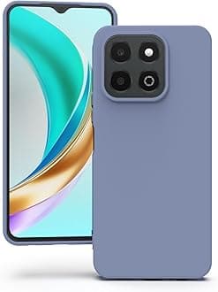 YATWIN Silicone Case for Honor X6b, Soft-Touch, Shockproof, DustProof, Antiskid Phone Cover for Honor X6b - Lavender Grey