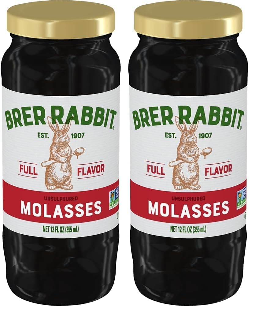 Unsulphured Molasses, Full Flavor, 12 Ounce (Pack of 2)