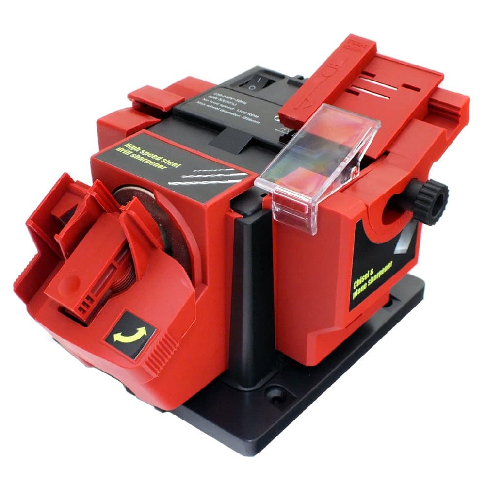 96W Electric Multi Purpose Bench Mountable Drill Bit, Knife, Scissor and Chisel Sharpener