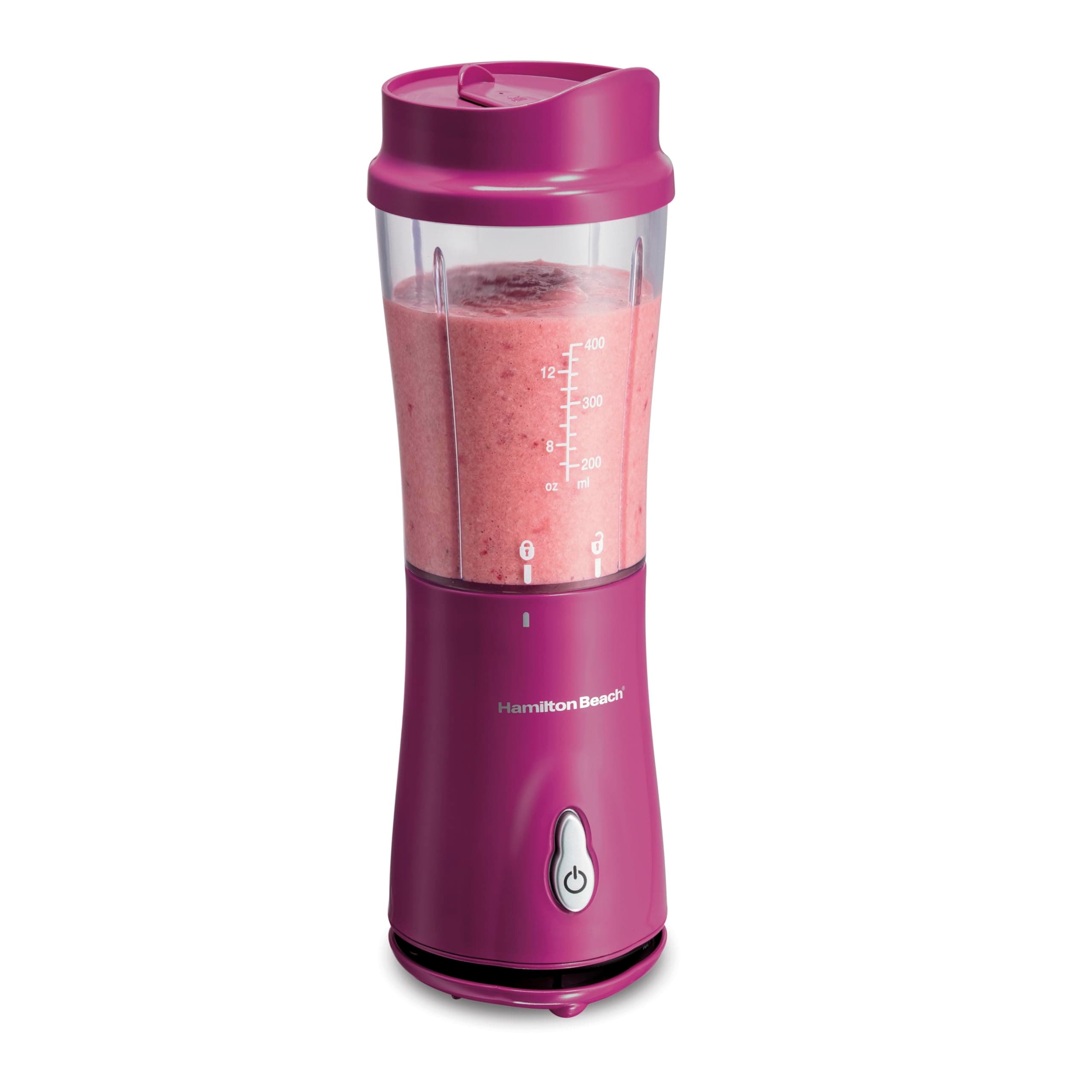 Hamilton Beach Personal Smoothie Blender with 14 oz Travel Cup and Lid 14oz 51131