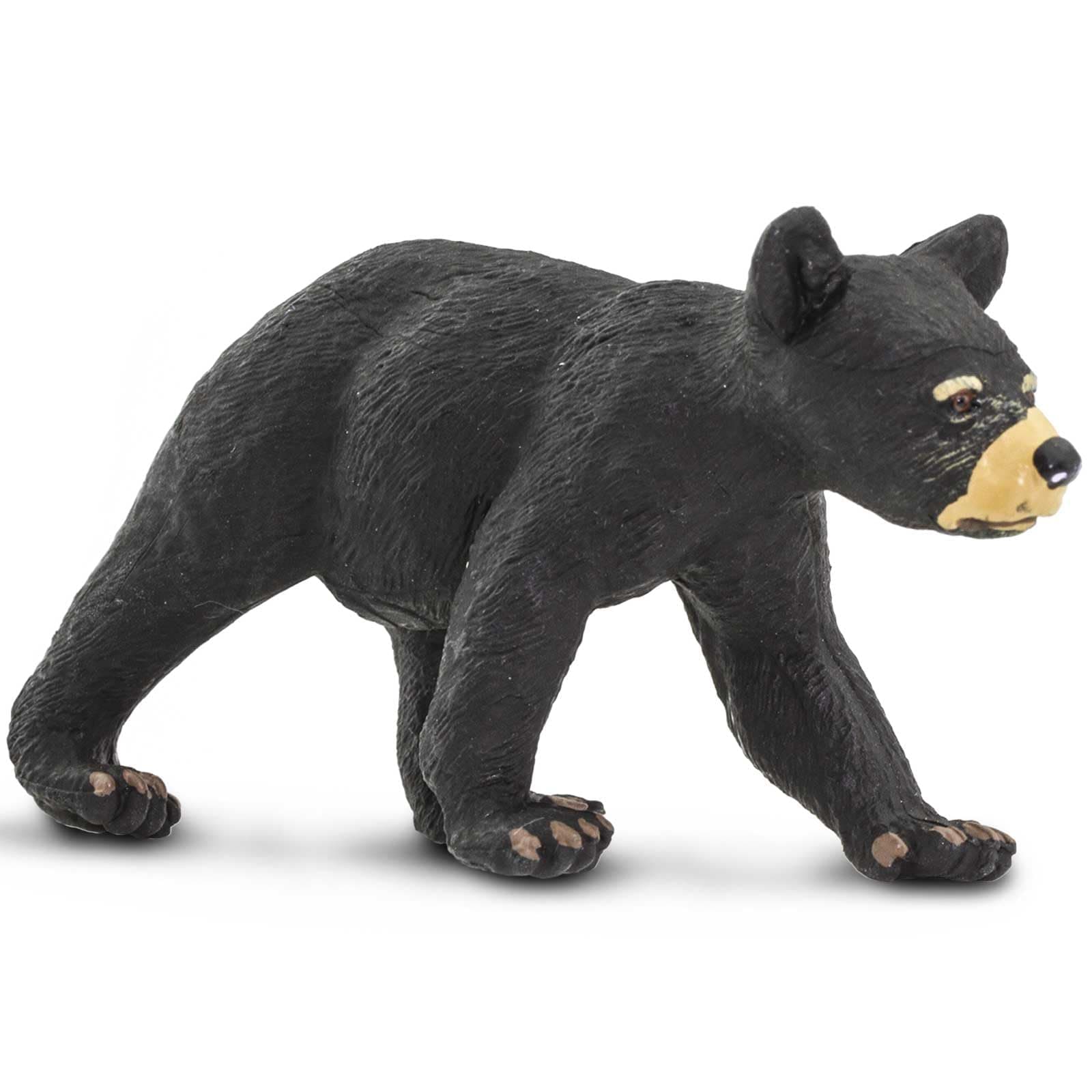 Safari Ltd. Black Bear Cub Figurine - Detailed 3" Plastic Model Figure - Fun Educational Play Toy for Boys, Girls & Kids Ages 1+