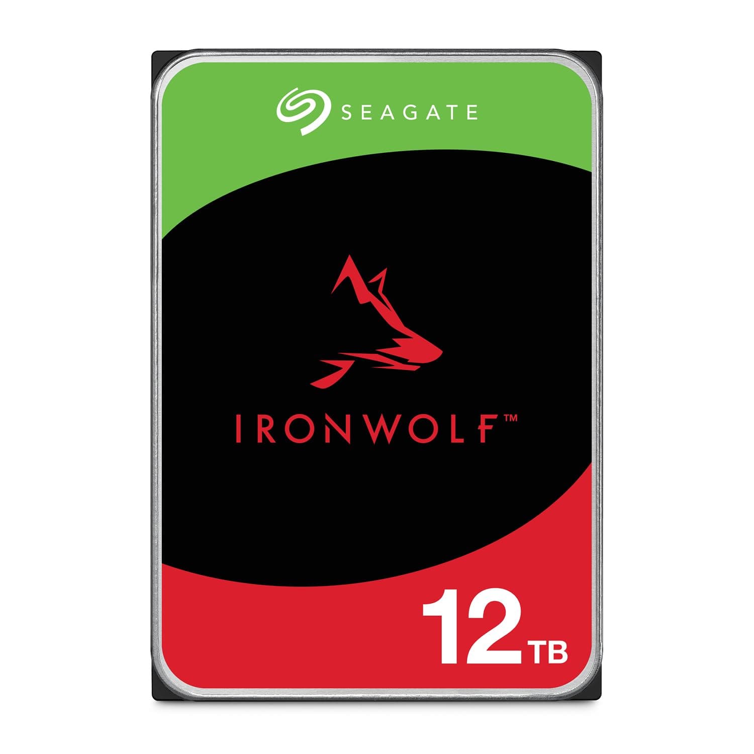 Seagate IronWolf 12TB NAS Internal Hard Drive HDD – 3.5 Inch SATA 6Gb/s 7200 RPM 256MB Cache for RAID Network Attached Storage – Frustration Free Packaging (ST12000VN0008)