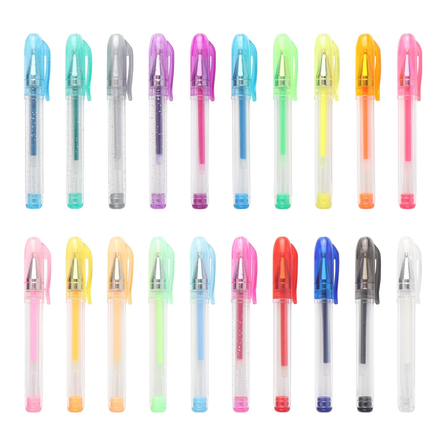 Gel Pen Mini 20 Glitter Colored Pens ,1 Pack