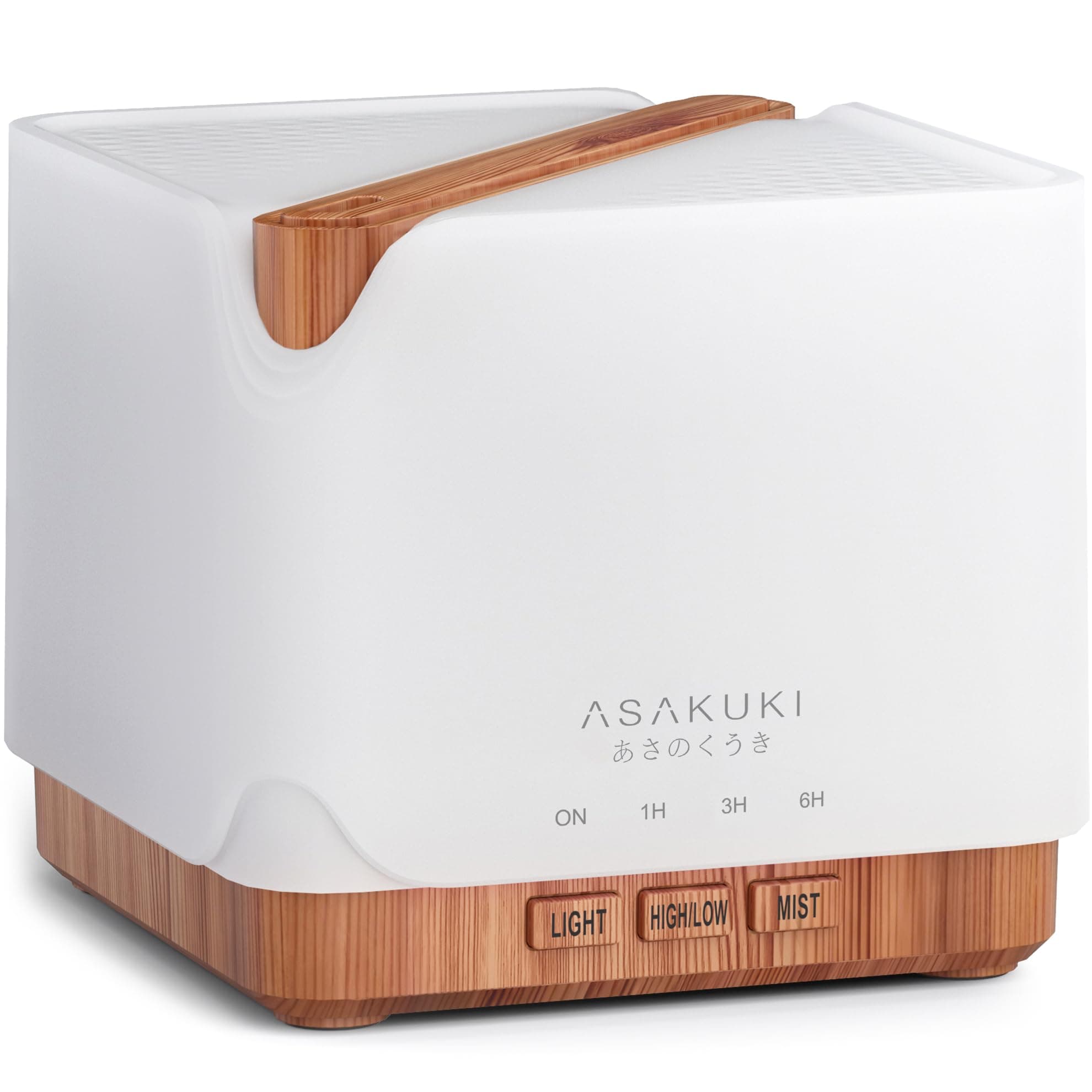 ASAKUKI 2017 700ml Premium, Essential Oil Diffuser, 5 In 1 Ultrasonic Aromatherapy Fragrant Oil Vaporizer Humidifier, Purifies The Air, Timer and Auto-Off Safety Switch, 7 LED Light Colors