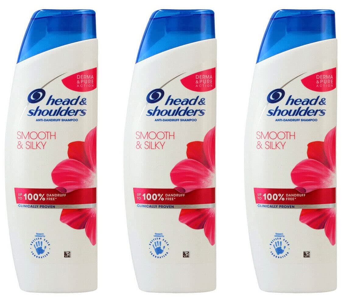Head & Shoulders Smooth & Silky Anti-Dandruff Shampoo 6 x 250ml