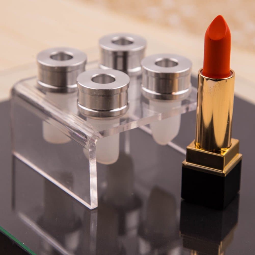 Simple Design DIY Makeup Cosmetics Lipstick Mould Silicone Mold Making Tool Set (Bird Beak Shape)