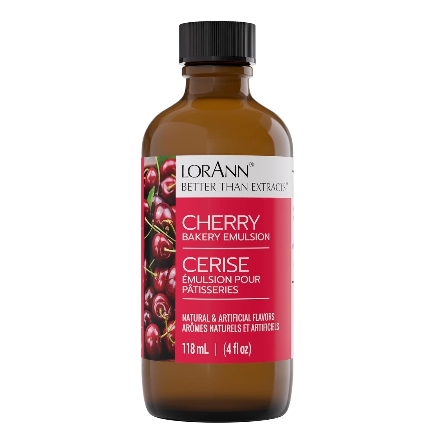 Cherry Bakery Emulsion: Authentic Flavor, Perfect For Enhancing Fruit Undertones In Baked Goods, Gluten-Free, Keto-Friendly, Extract Alternative Essential Your Kitchen
