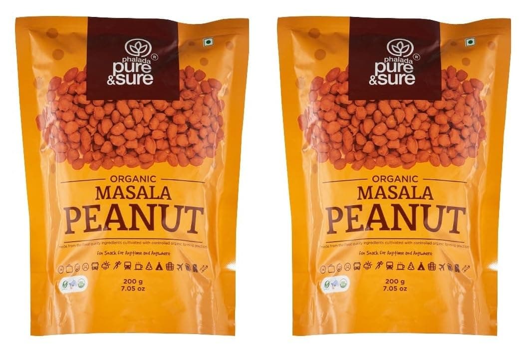 Pure & Sure Organic Peanut Masala 200Gms x Pack of 2