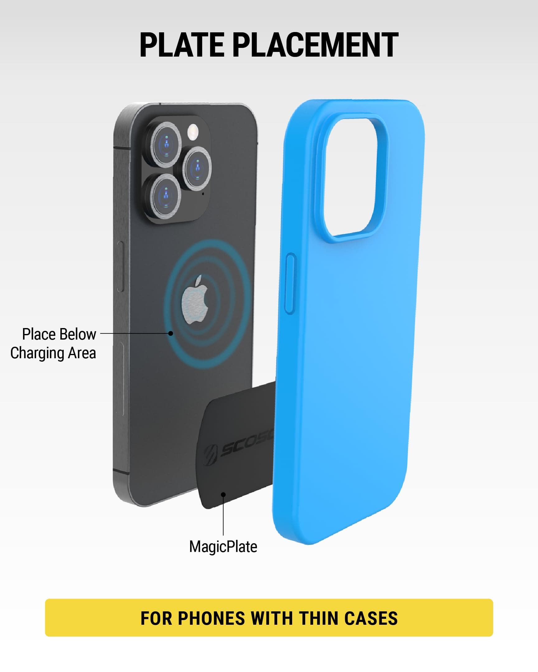 【国内正規品】 SCOSCHE スコーシュ MAGIC MOUNT リプレイスメントプレートキット ブラック MAGRKI