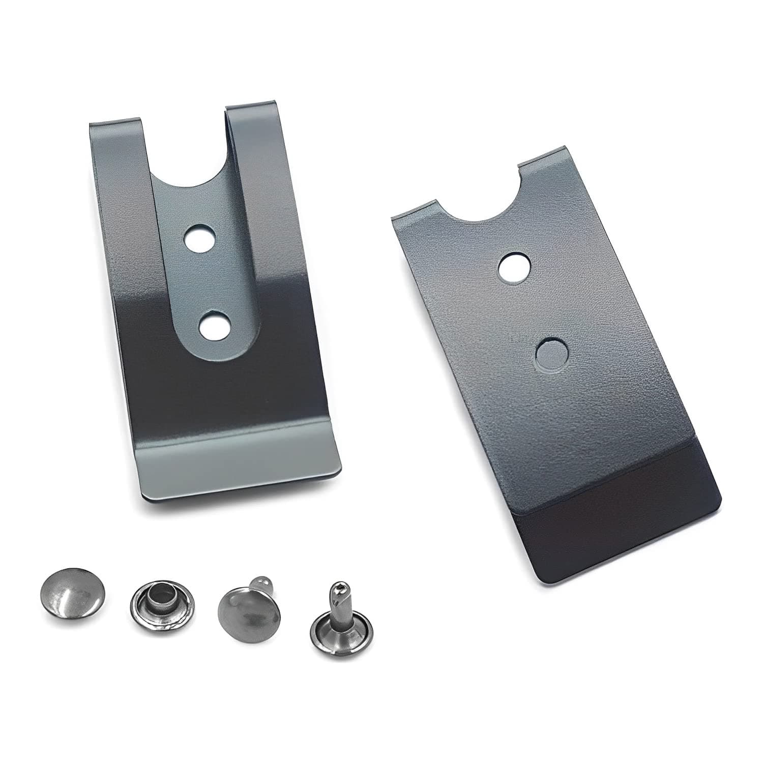 Bluemoona 4 Sets Metall 54 x 25 mm Holster Grtelclip Verschluss Federschnalle Haken Doppellcher