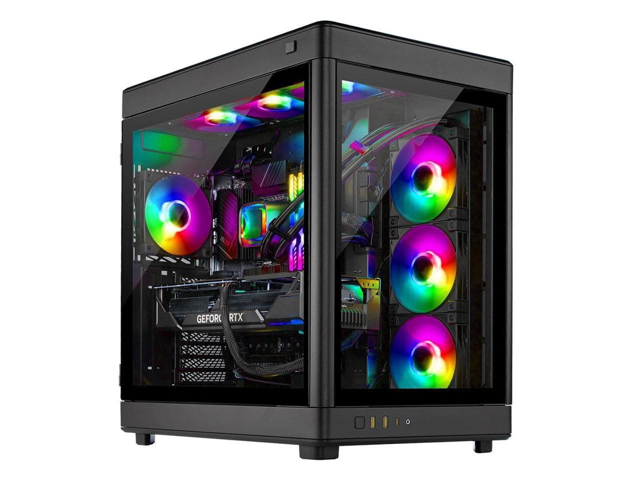 Skytech Gaming Prism Gaming PC, Intel i9 13900K 3.0 GHz, RTX 4080, 1TB NVME Gen4, 64GB DDR5 RAM RGB, 1000W Gold ATX 3.0 PSU Wi-Fi, Win 11 Home