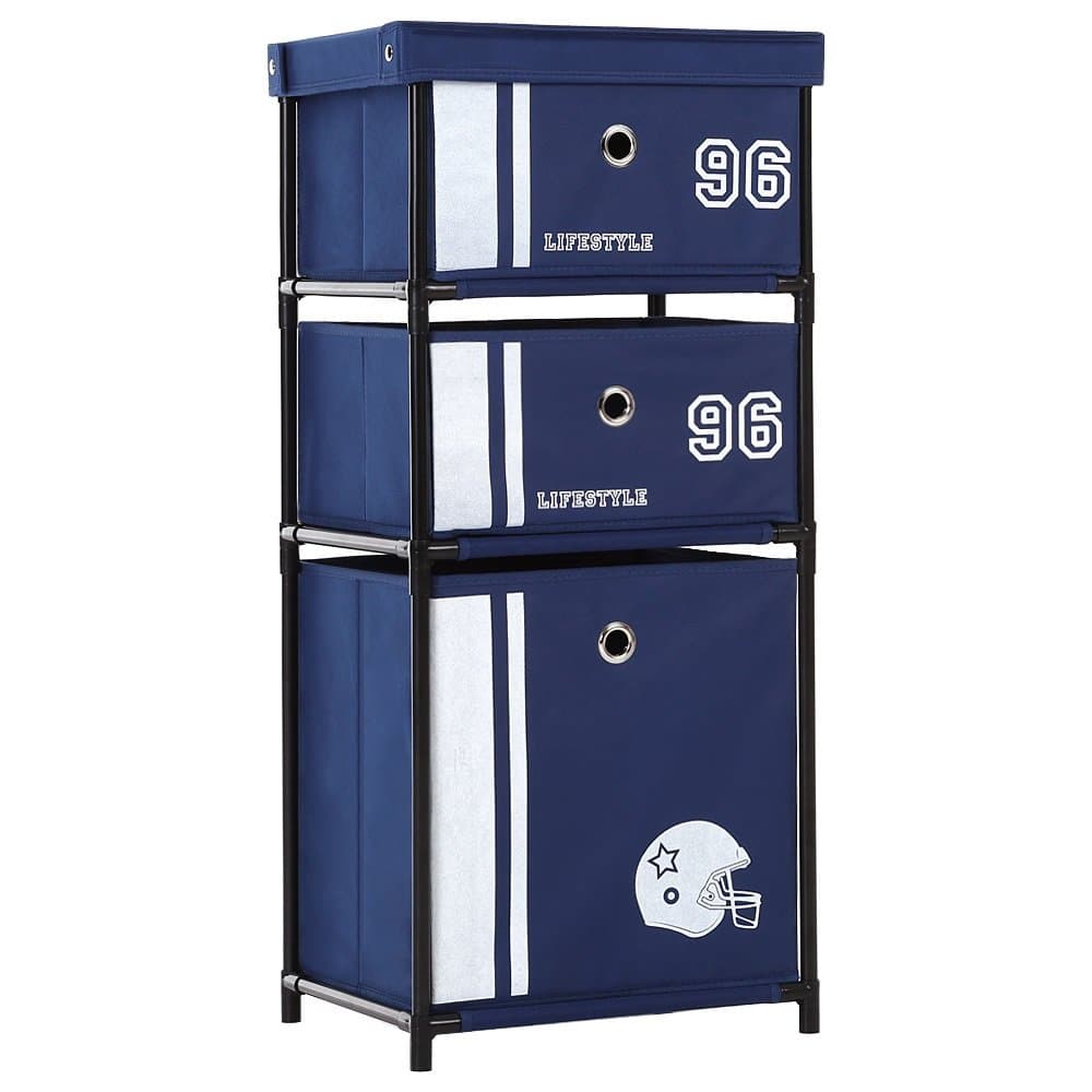 Wardrobe Organizer Closet Storge Box 3-Drawer Home Office Storage Cabinet Organizer for Clothes Toys Sockets Storage Box Ship from USA