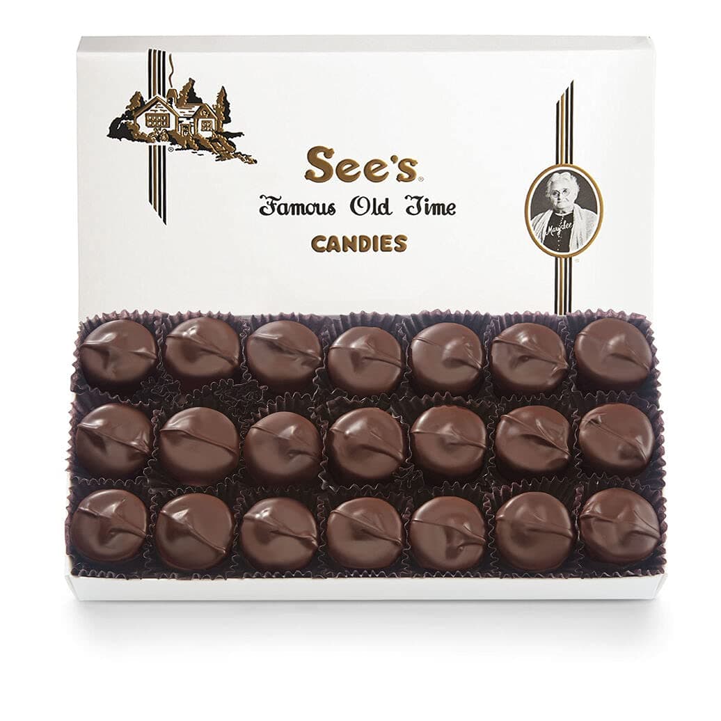 See's Candies 1 lb Dark Scotchmallow (White Wrap)