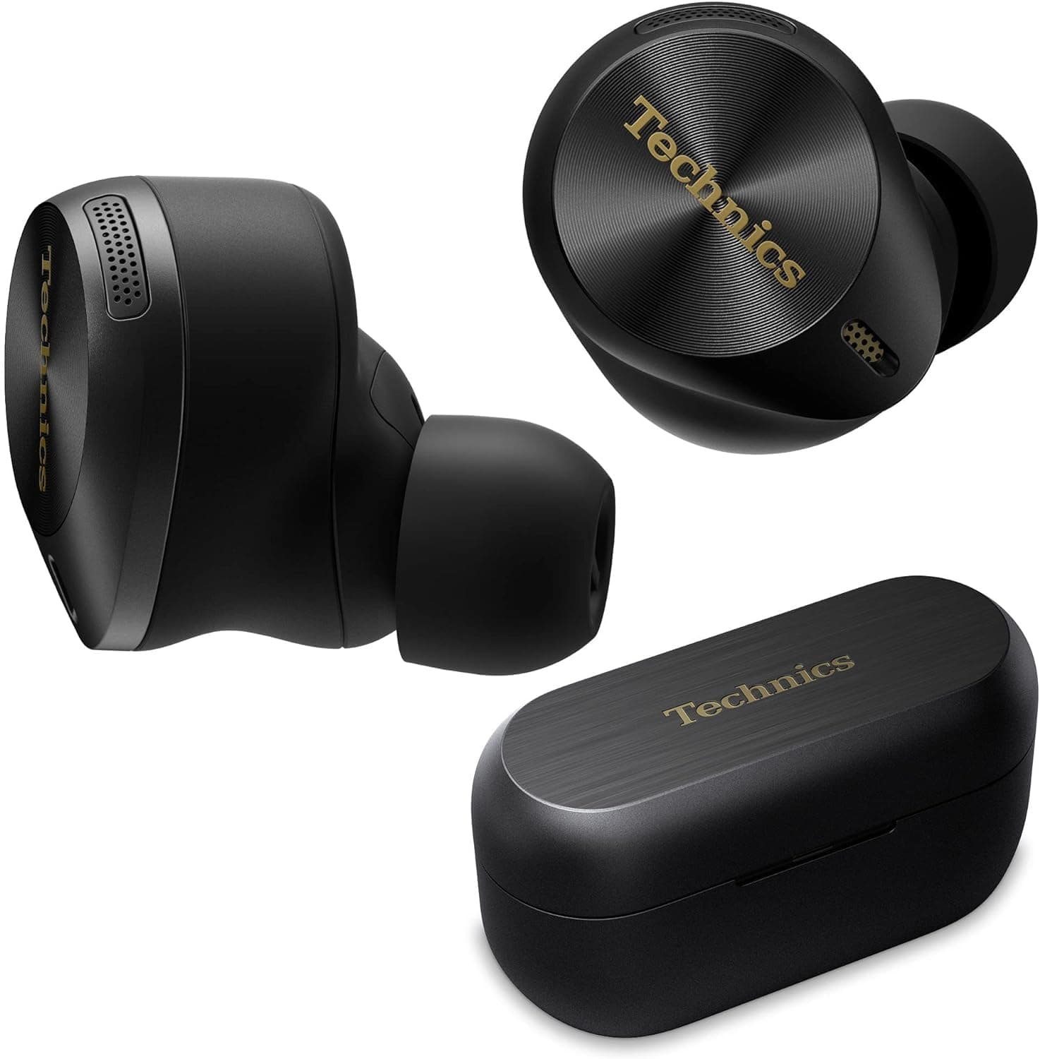 Premium Hi-Fi True Wireless Bluetooth Earbuds with Advanced Noise Cancelling, 3 Device Multipoint Connectivity, Hi-Res Audio + Enhanced Calling Wireless Earbuds - EAH-AZ80-K (Black)