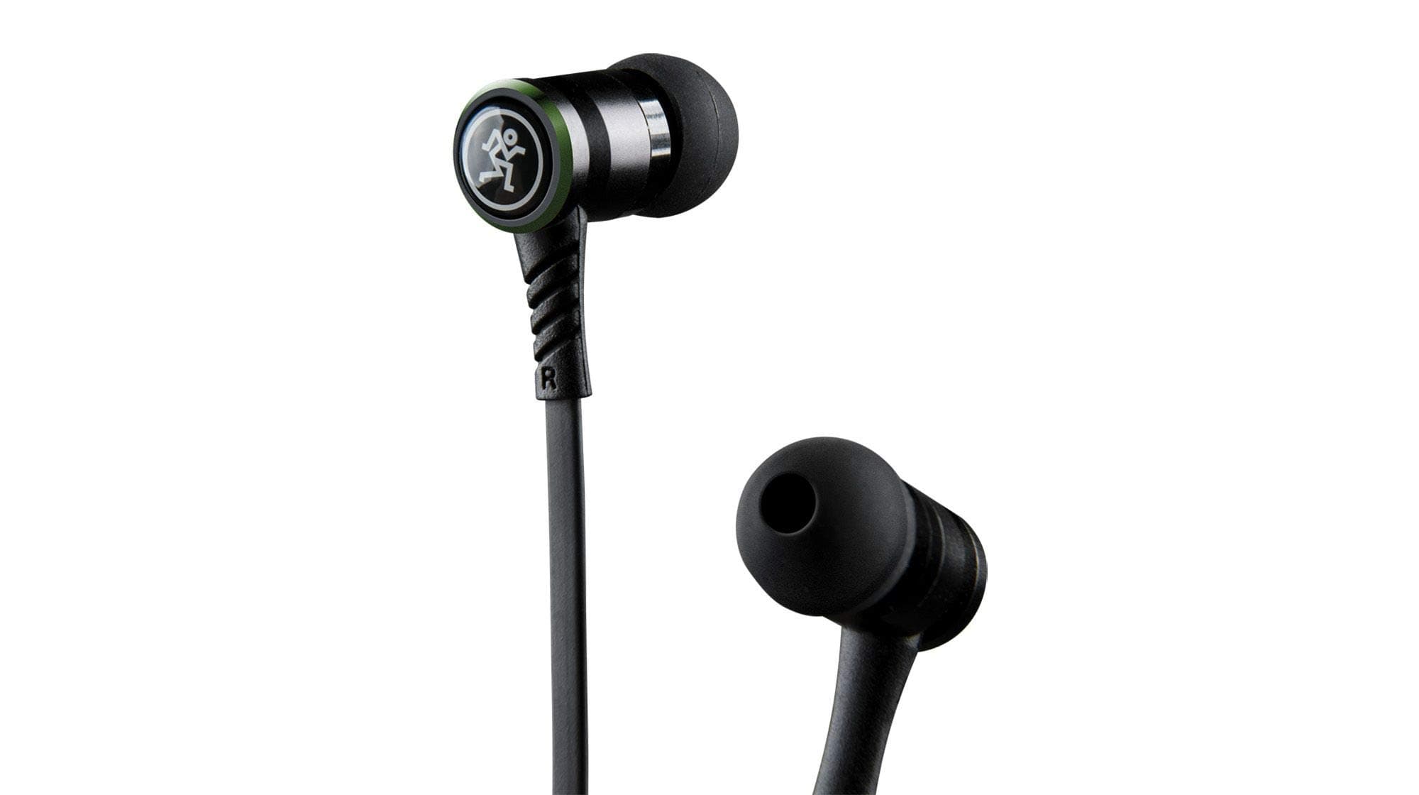 Mackie CR BUDS High Performance Earphones with Mic and Control, BLACK