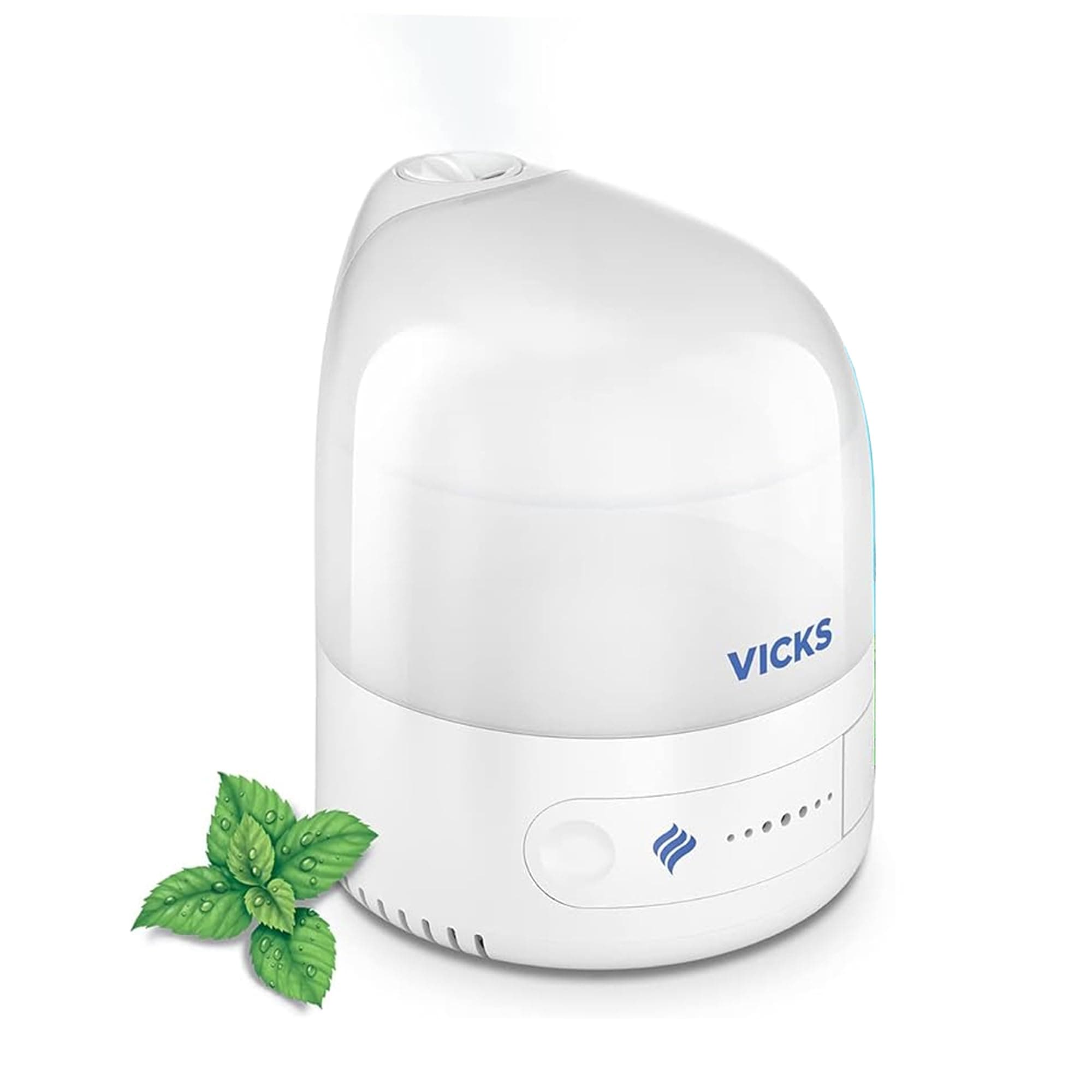 Personal Cool Mist UltraSonic Humidifier - Small, Easy to Use, Quiet - Constant Mist Output - Home, Office, Nursery Use, Essential Oil VapoPad Included - Up to 5h - VUL510E1