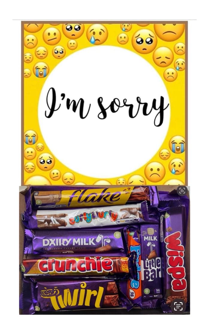 I'm Sorry Apology Chocolate Sweets Gift Box Hamper Pick N Mix Present
