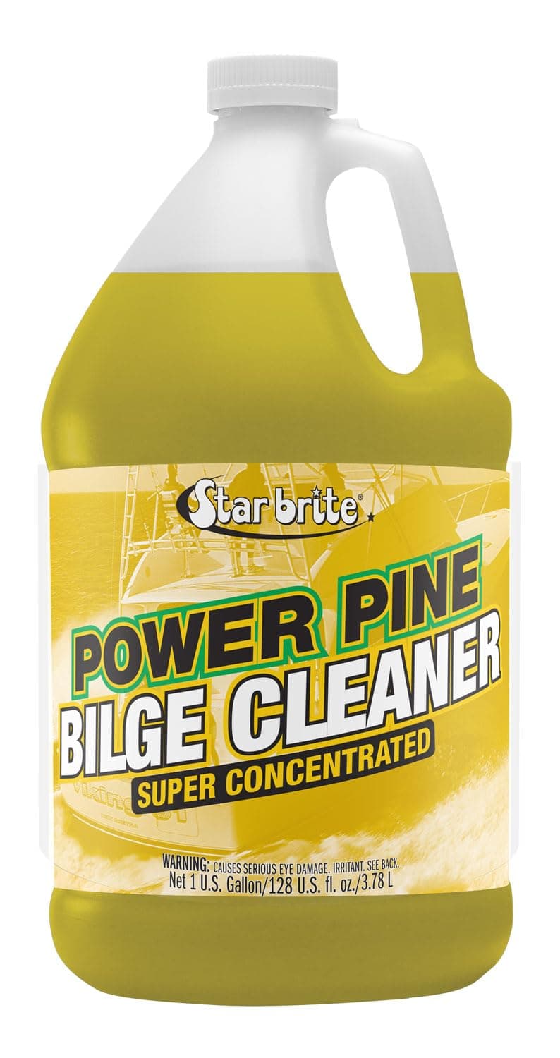 Power Pine Bilge Cleaner Concentrate - Simple & Easy to Use - Pour in, Run Boat, Pump Out - Emulsifies Oil, Fuel & Leaves Bilge Clean with a Fresh Pine Scent