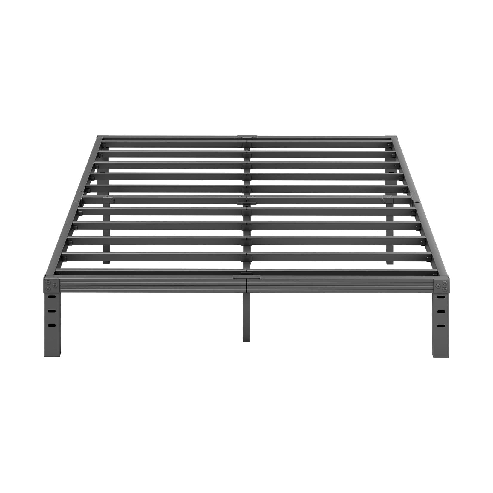 12 Inch High Metal Queen Bed Frame, Platform Bed Frame Queen Size No Box Spring Needed, Easy Assembly, Noise Free, Sturdy, Black