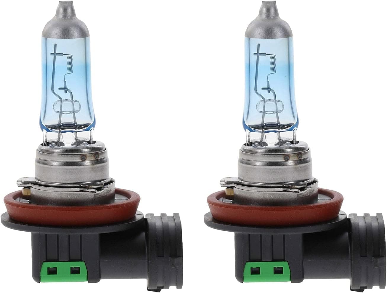 Philips Automotive Lighting H11 CrystalVision Platinum Upgrade Headlight Bulb, Pack of 2