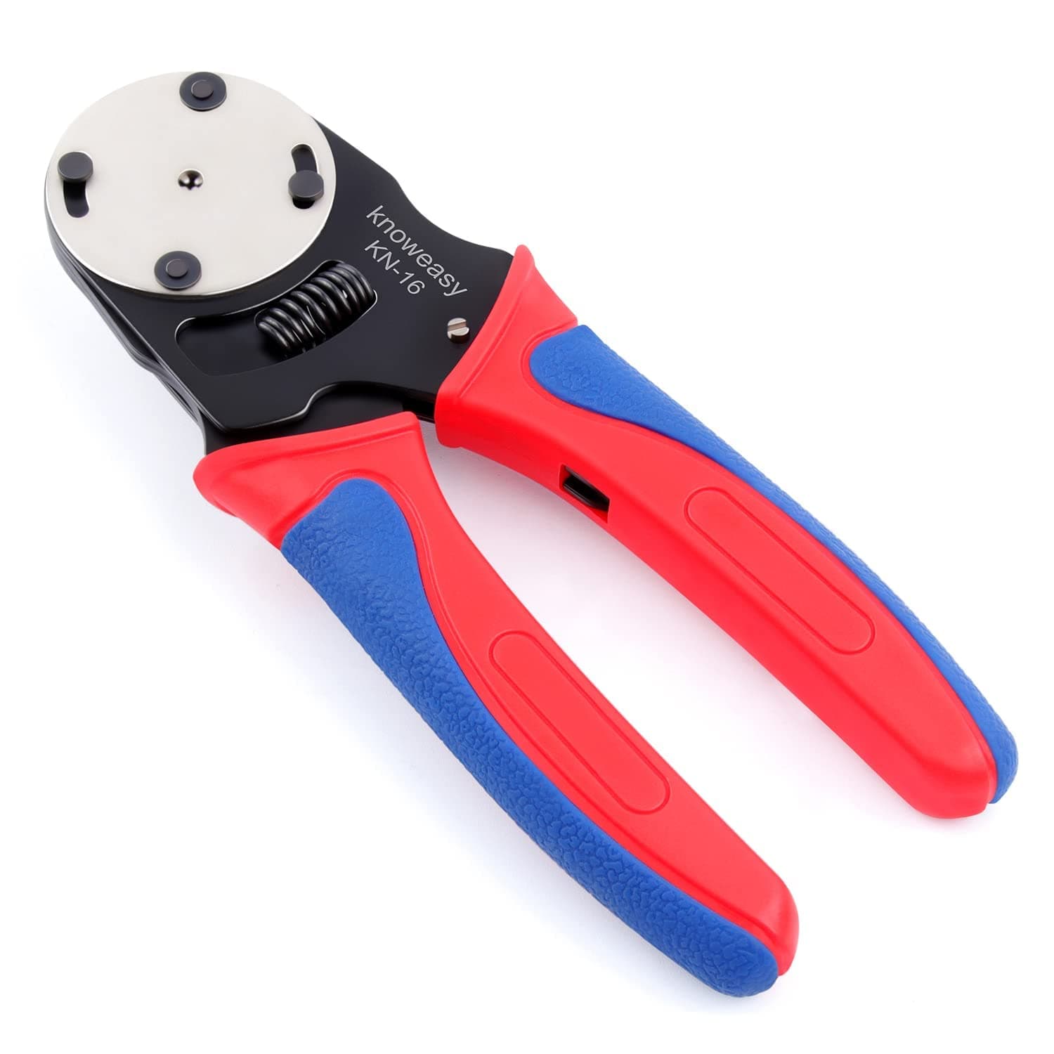 Deutsch Crimper, 4 Way Indent, 8 Impression Closed Barrel Crimper With Crimp Tool For Contacts - Gage 14, 16, 18 Perfect Automotive Application