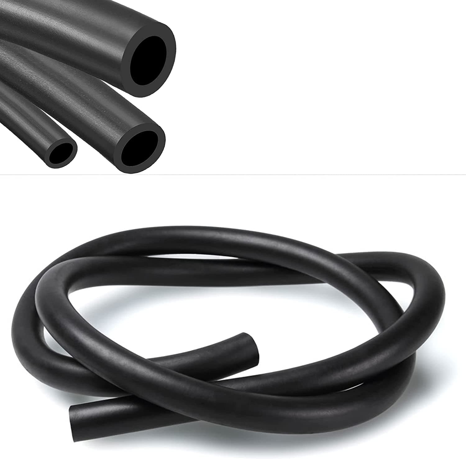 Universal Rubber Reinforced Fuel Pipe Line for Fuel Hose Engine Unleaded Petrol Diesel Oil Water Hose Pipe Line AUTORCE (4.5MM X 10.0MM, 0.5 Meter)