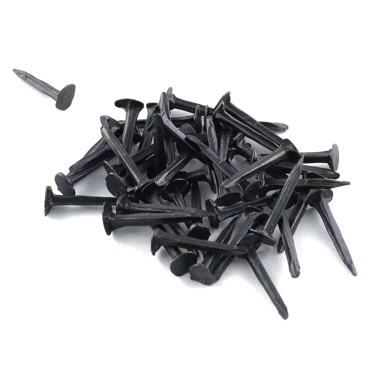 E-outstanding 500pcs Black Iron Stud 13mm Metal Nails Tacks for Shoes Boots Leather Heels Soles Repairs Replacement