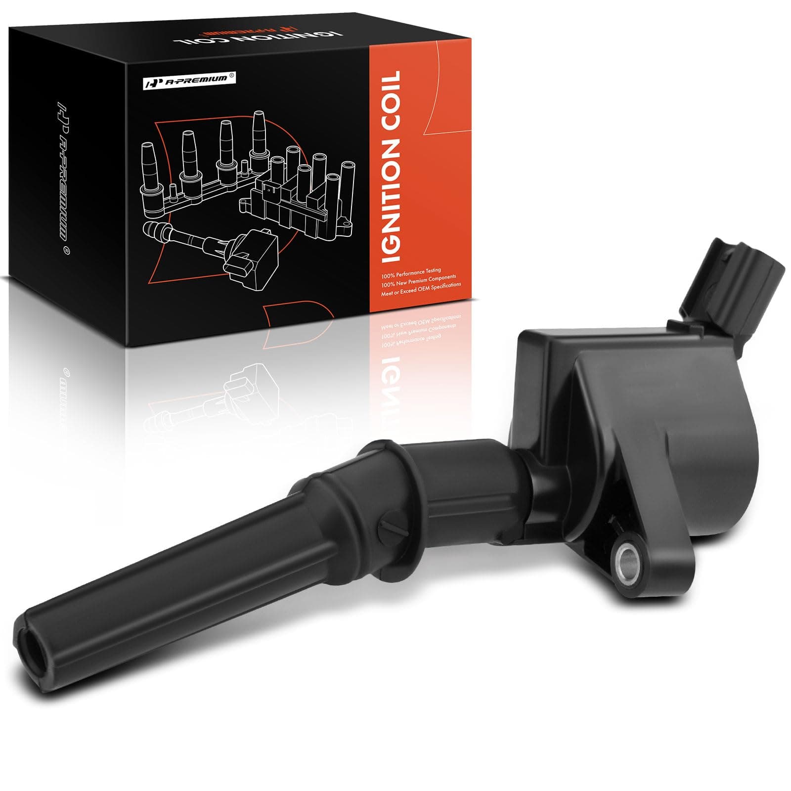A-Premium Ignition Coil Pack DG-508 Replacement for Ford F-150 F-250 F-350 Crown Victoria E-150 E-250 E-350 Econoline Lincoln Navigator Town Car Mercury Grand Marquis Mountaineer
