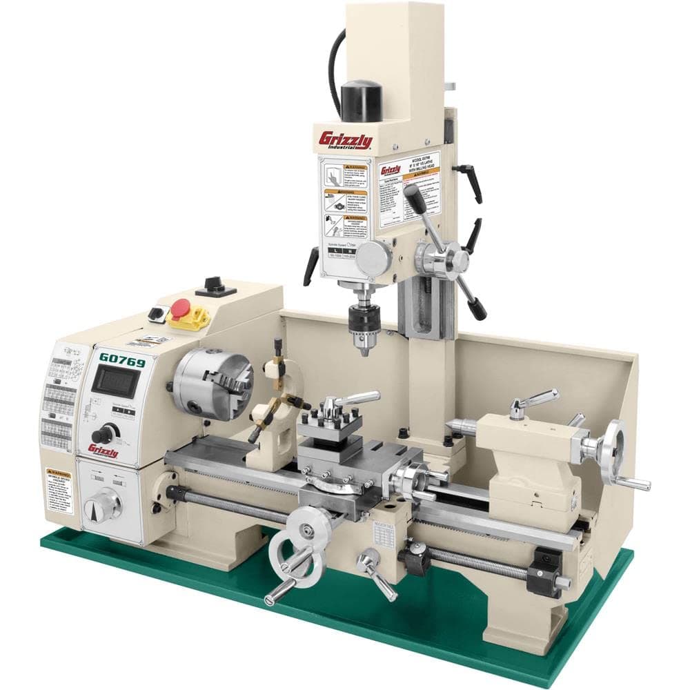 Grizzly Industrial G0769-8" x 16" Variable-Speed Combination Lathe/Mill