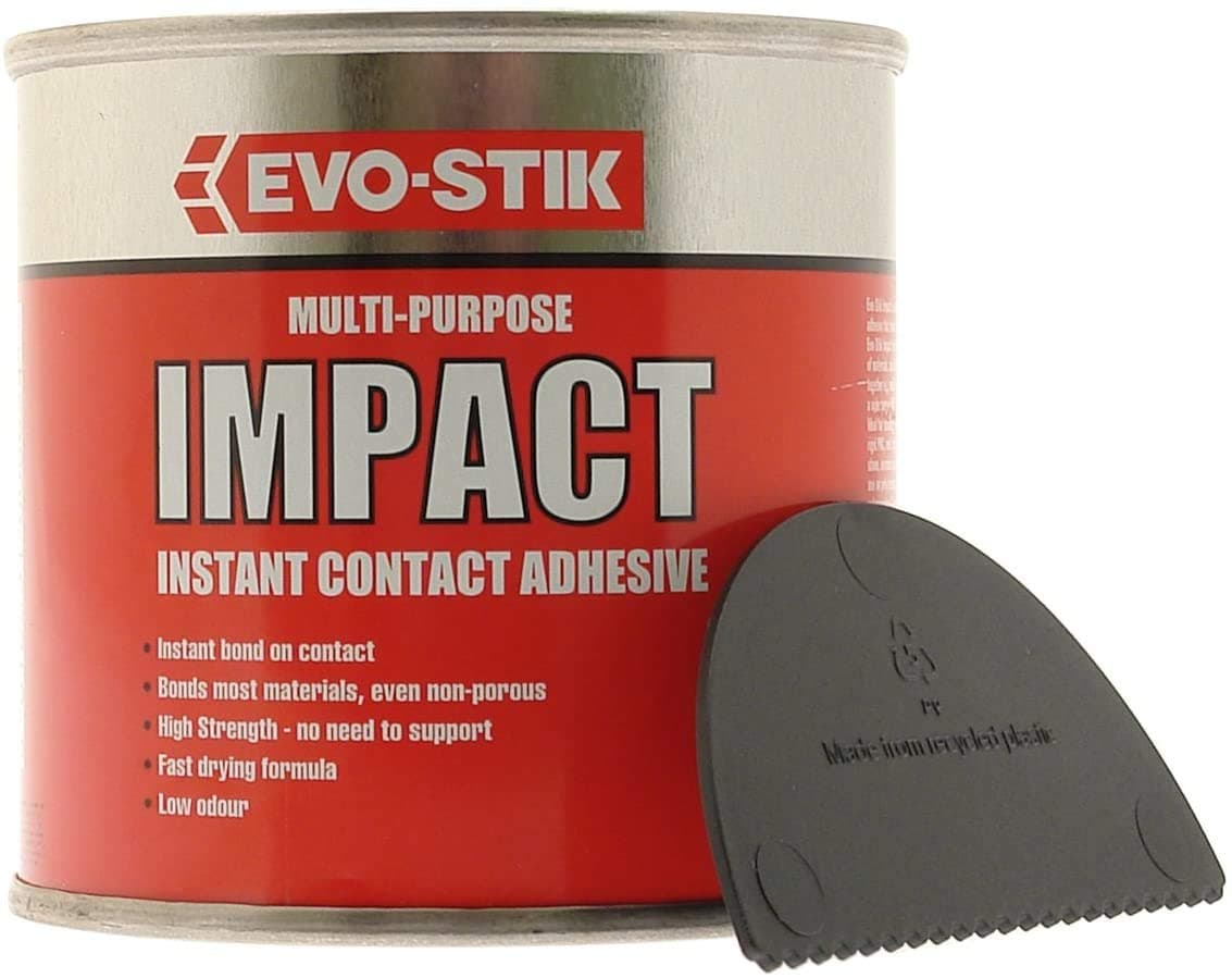 2 x Evo Stik Multi Purpose Impact Instant Contact Adhesive 250ml