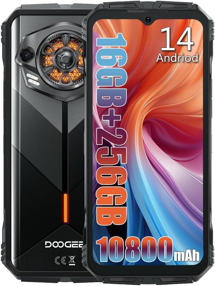 DOOGEE V30 Pro 5G rugged smartphone, 32 RAM + 512 ROM/2TB expansion, 200 MP AI main camera + 24 MP night vision camera, 6.58-inch FHD screen, large 10,800 mAh battery, OTG