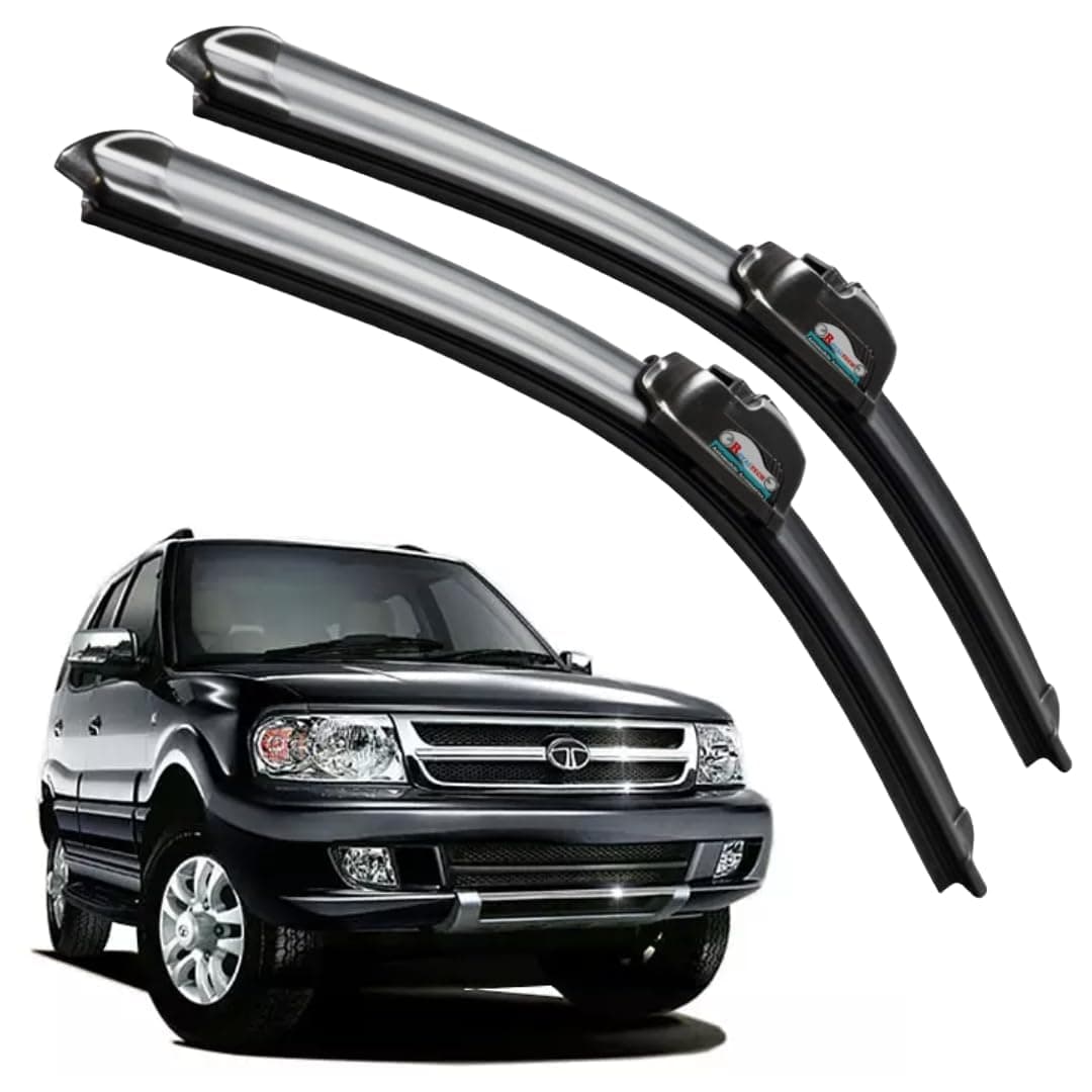 CARNYX Frameless Windshield Wiper Blades, Front Car Wipers Set of 2, Noise-Free, Durable Performance Compatible with (Safari Dicor (2008-2012) (D-24,P-20))