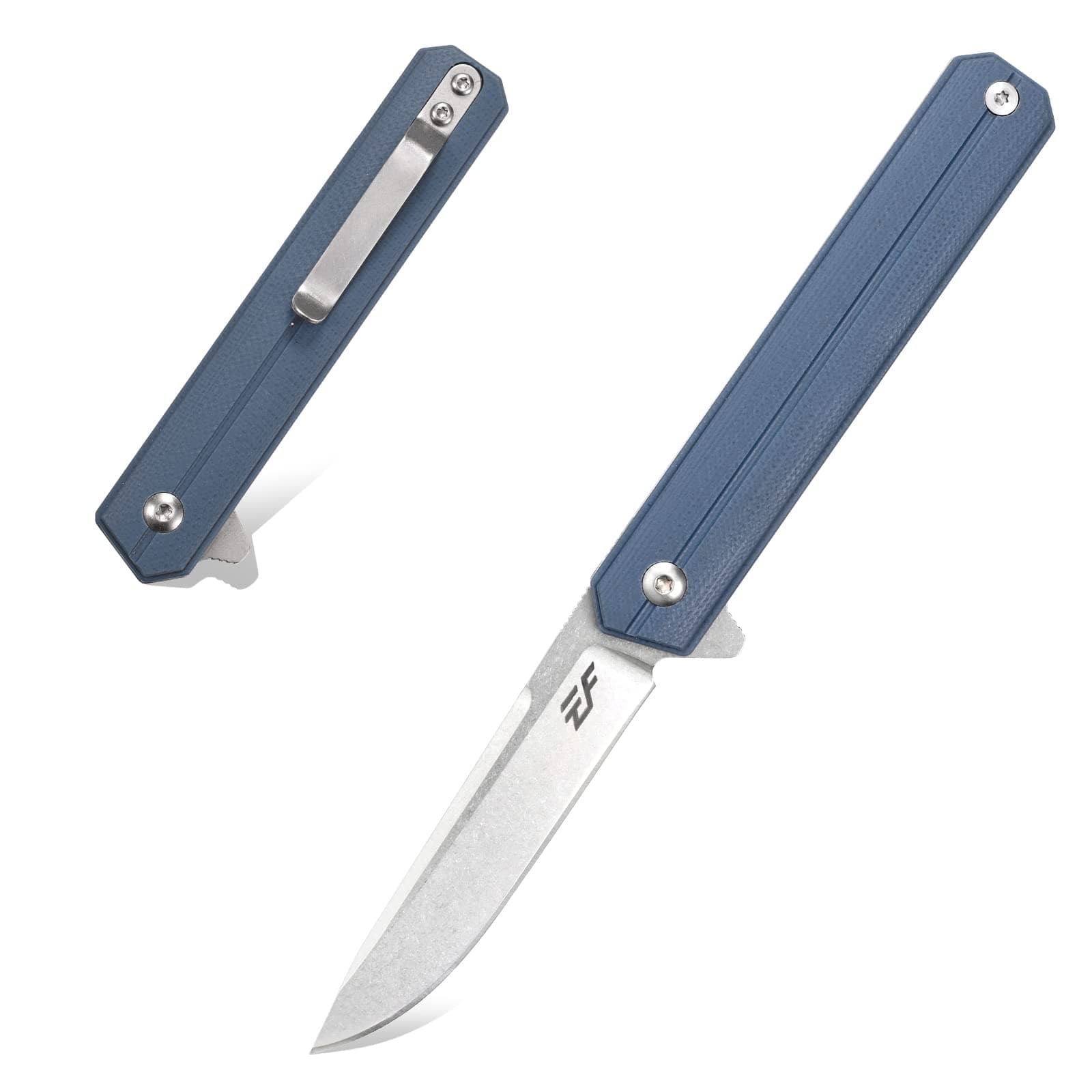 Eafengrow EF64 Folding Knife D2 Steel Blade G10 Handle Multitool Pocket Knife for Camping Hiking EDC Tool