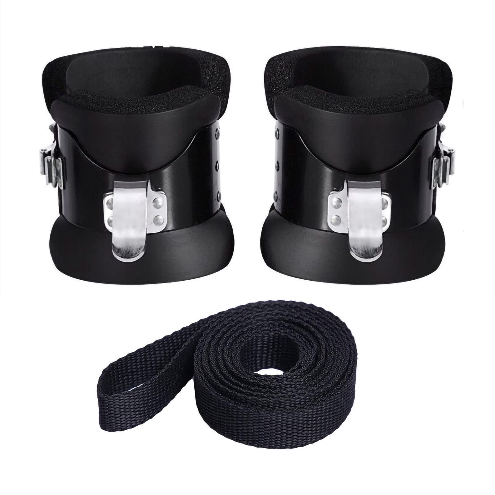 Anti Gravity Inversion Boots for Abdominal Crunch Sit Up Stress Relief Core Gym Fitness Exerciser and Hooks Bar Therapy