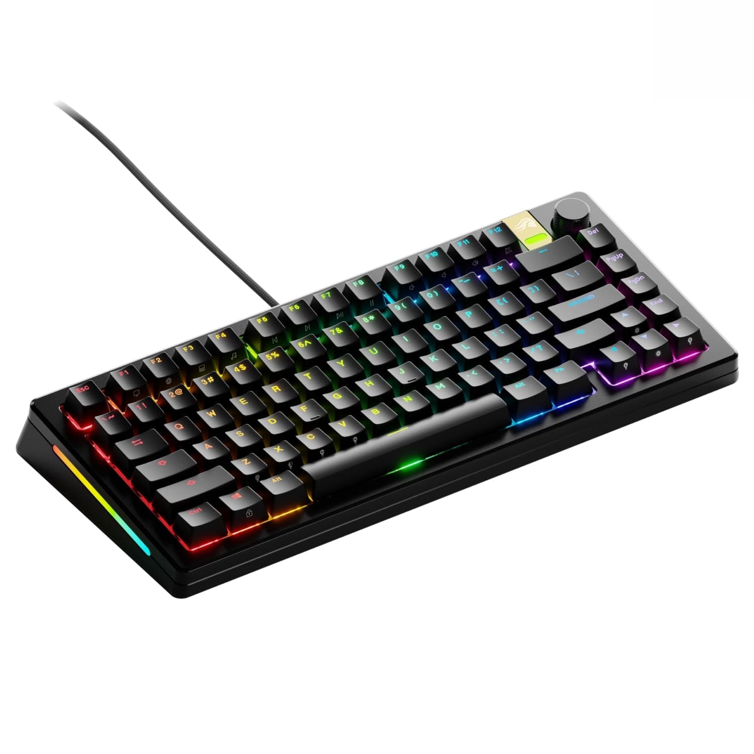Gaming - GMMK 3 PRO HE: Rapid Trigger Keyboard, Hall Effect, Custom Modular Aluminum Body, 8K Polling Rate, Hotswap MX & Magnetic Switches, Modular Gasket System, ANSI 75% Tenkeyless (Black)