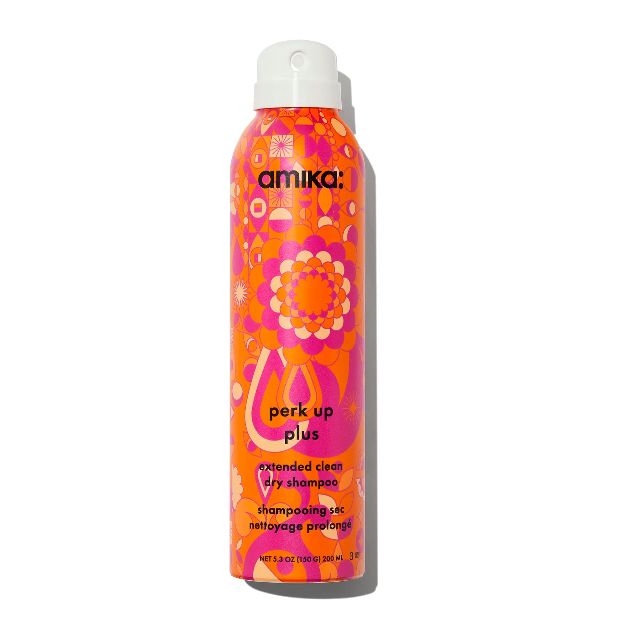 perk up plus extended clean dry shampoo spray - lightweight + buildable dry volume shampoo - infused with scalp-friendly mandelic acid + arrowroot powder - talc-free + invisible finish (200 ml)