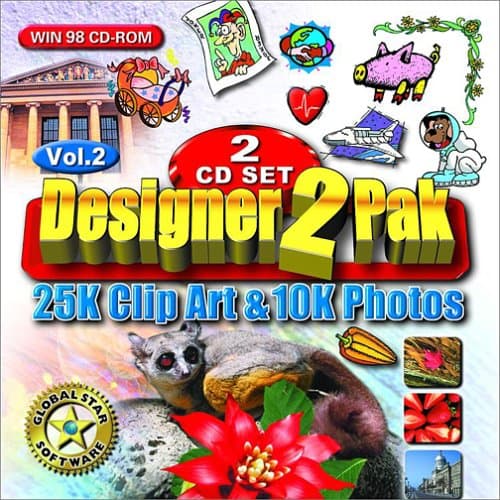 10,000 Photos 25,000 Clipart 2