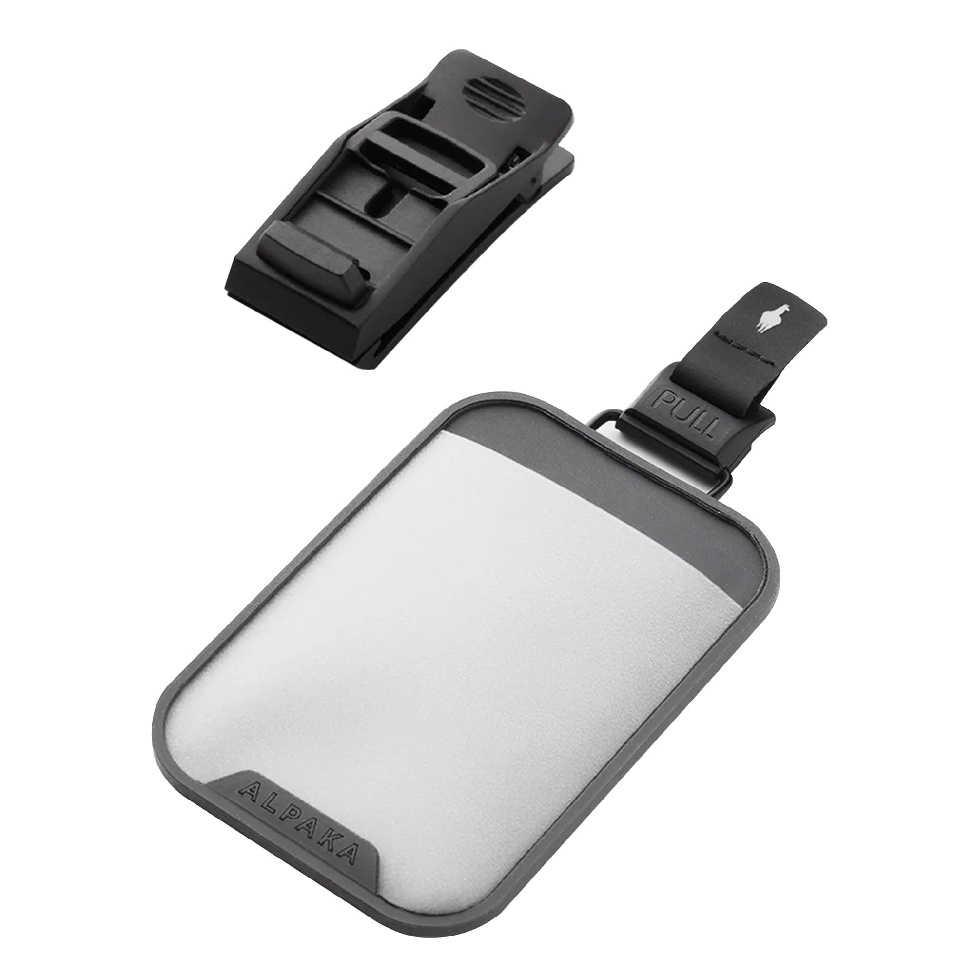 HUB Cardholder - Waterproof and Versatile Card Wallet - Front Pocket for ID Tag or Transport Card - Back Pocket Holds 2 to 4 Cards - Includes HUB Clip