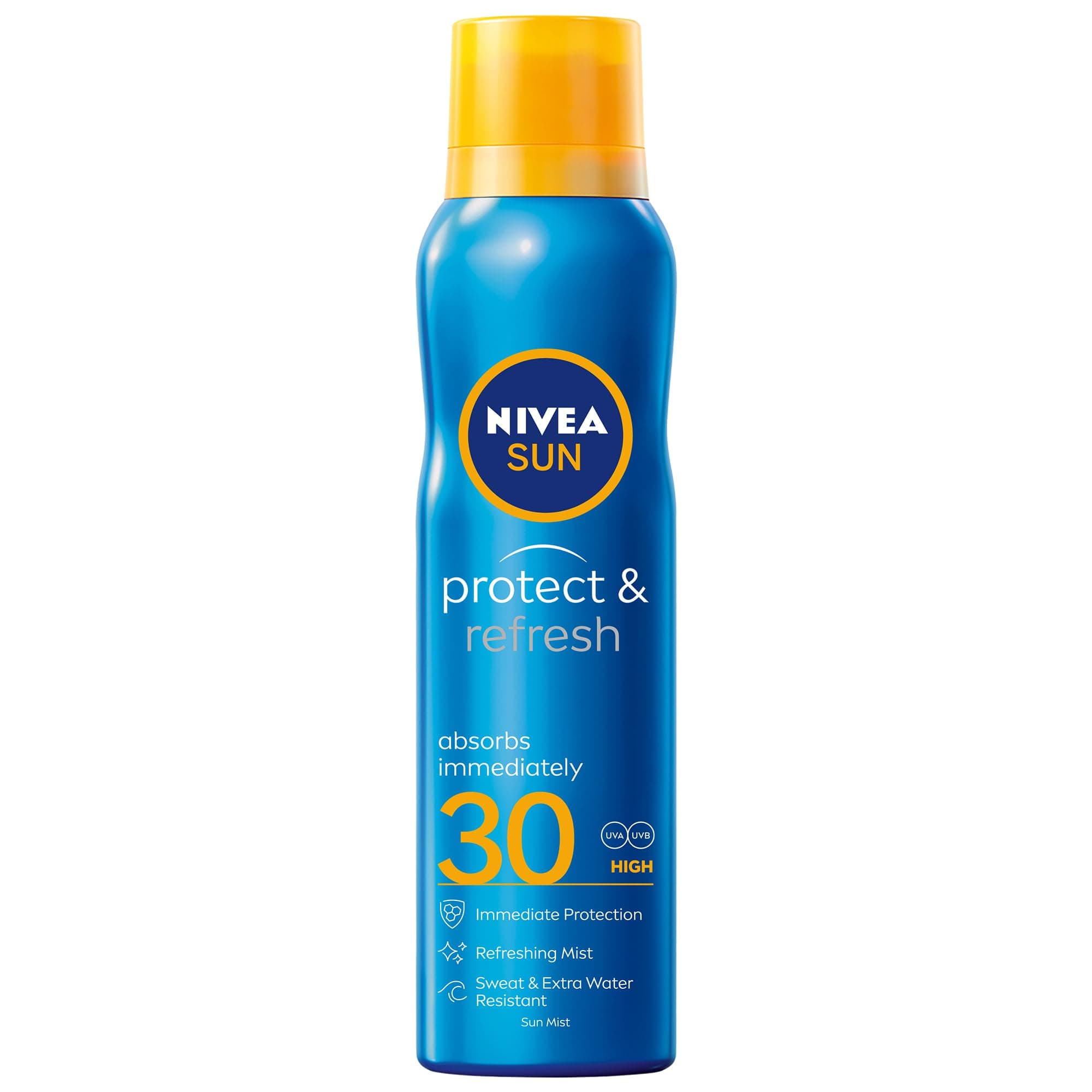 NIVEA SUN Spray, UVA & UVB Protection, Protect & Refresh, SPF 30, 200ml