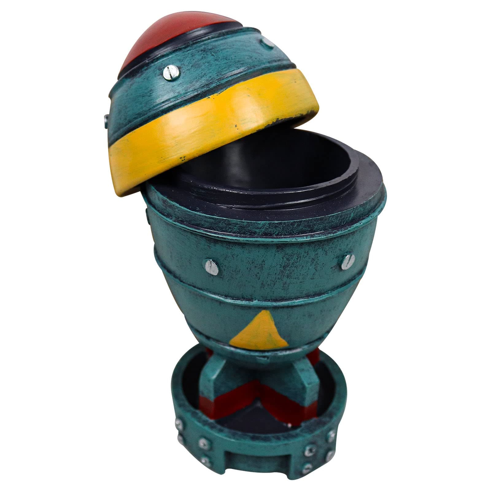 Nuke Statue Fallout Decor Mini Nuclear Bomb Storage Box 3D Openable Resin Rocket Sculpture Figure Home Desk Table Decoration Halloween Toys