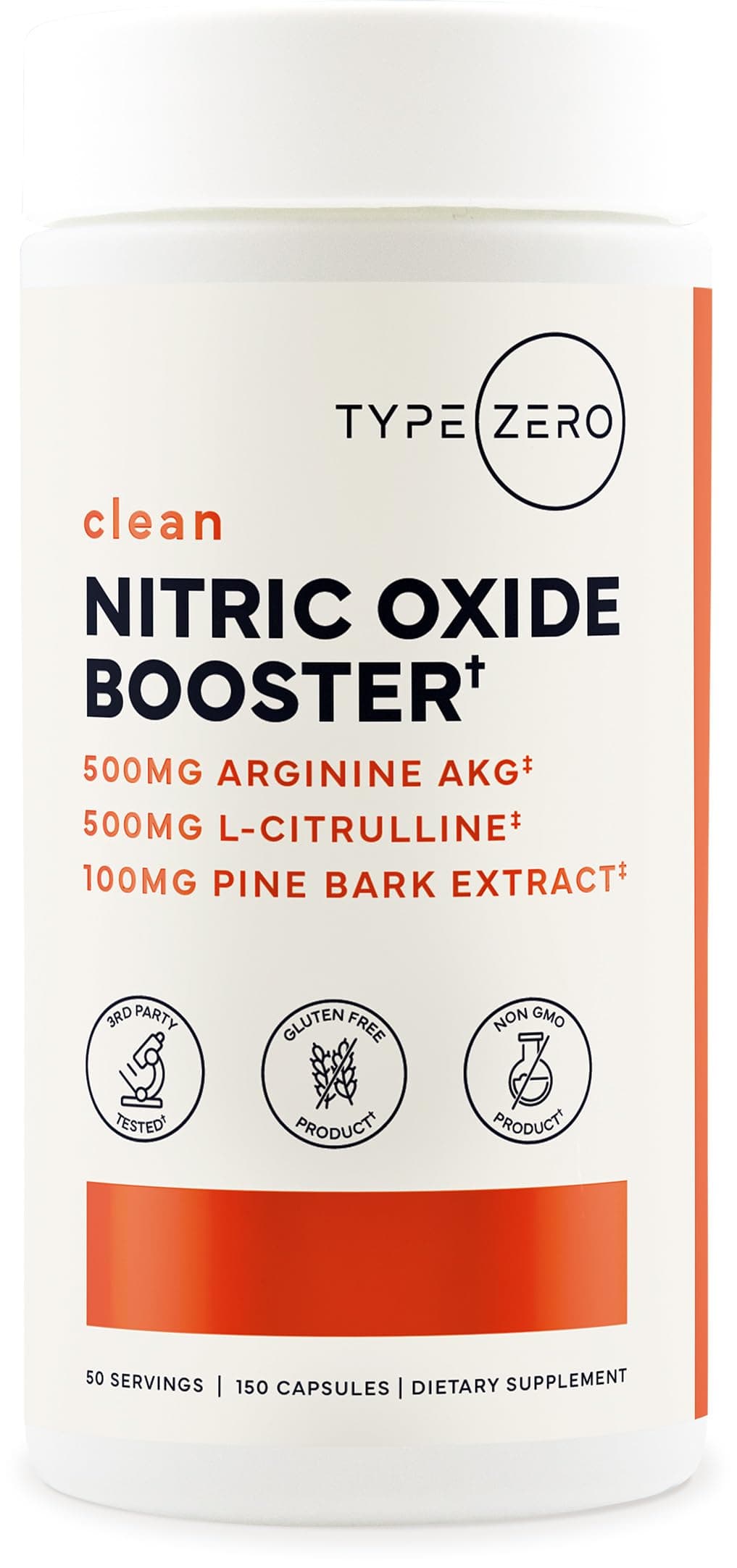 Nitric Oxide 6X Booster, 150 Veggie Capsules - Natural Supplement - Beetroot, Arginine AKG, Citrulline, Pine Bark, Garlic & VIT C | Nitrous Oxide