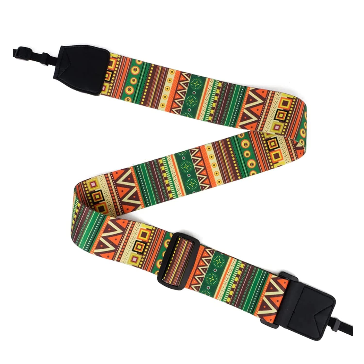 Camera Belt Strap Universal Shoulder Neck Sling Belt Compatitable With DSLR/SLR Cameras Canon/Nikon, Adjustable Strap with Quick-Release,Camera Strap for Men & Women (Classic_print), Black, Free