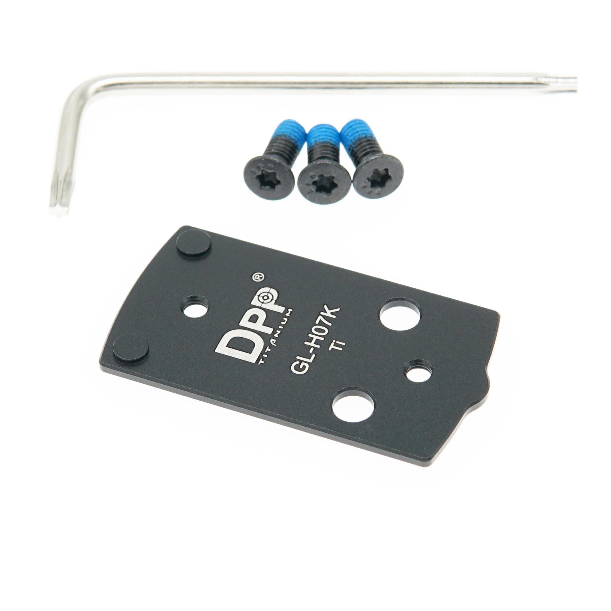 Adapter Plate for Glock 43X/48 MOS Hellcat OSP with M4 Thread Holes and Holosun 407k/507k - GL-H07KA