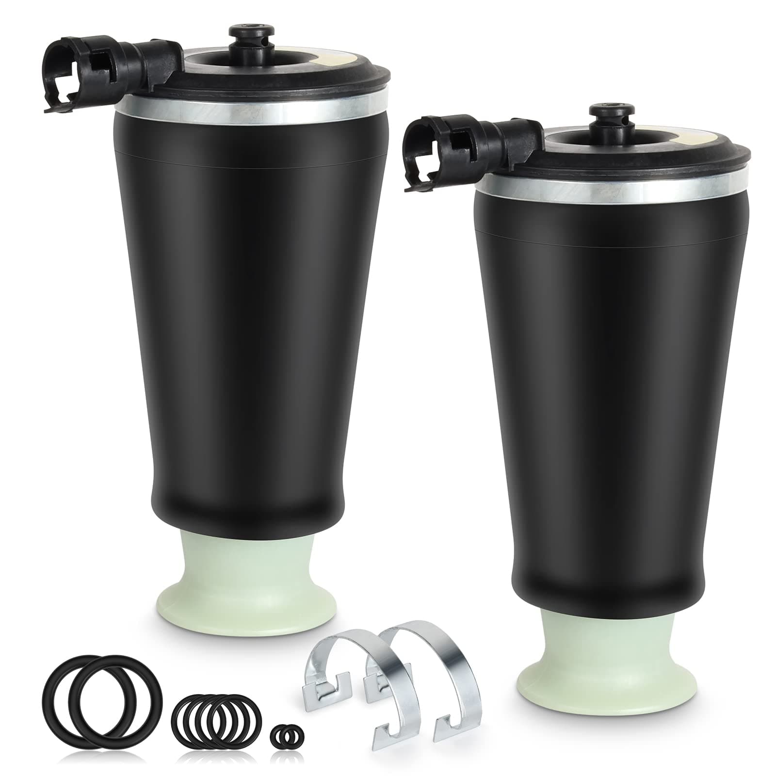 2Pcs Rear Air Spring Suspension Kit for 1990-2011 Lincoln Town Car,1992-2011 Mercury Grand Marquis,1993-2008 Ford Crown Victoria,3U2Z5580AA,3U2Z5580BA,3U2Z5580PA,6W1Z5560AA,FOVY5560A