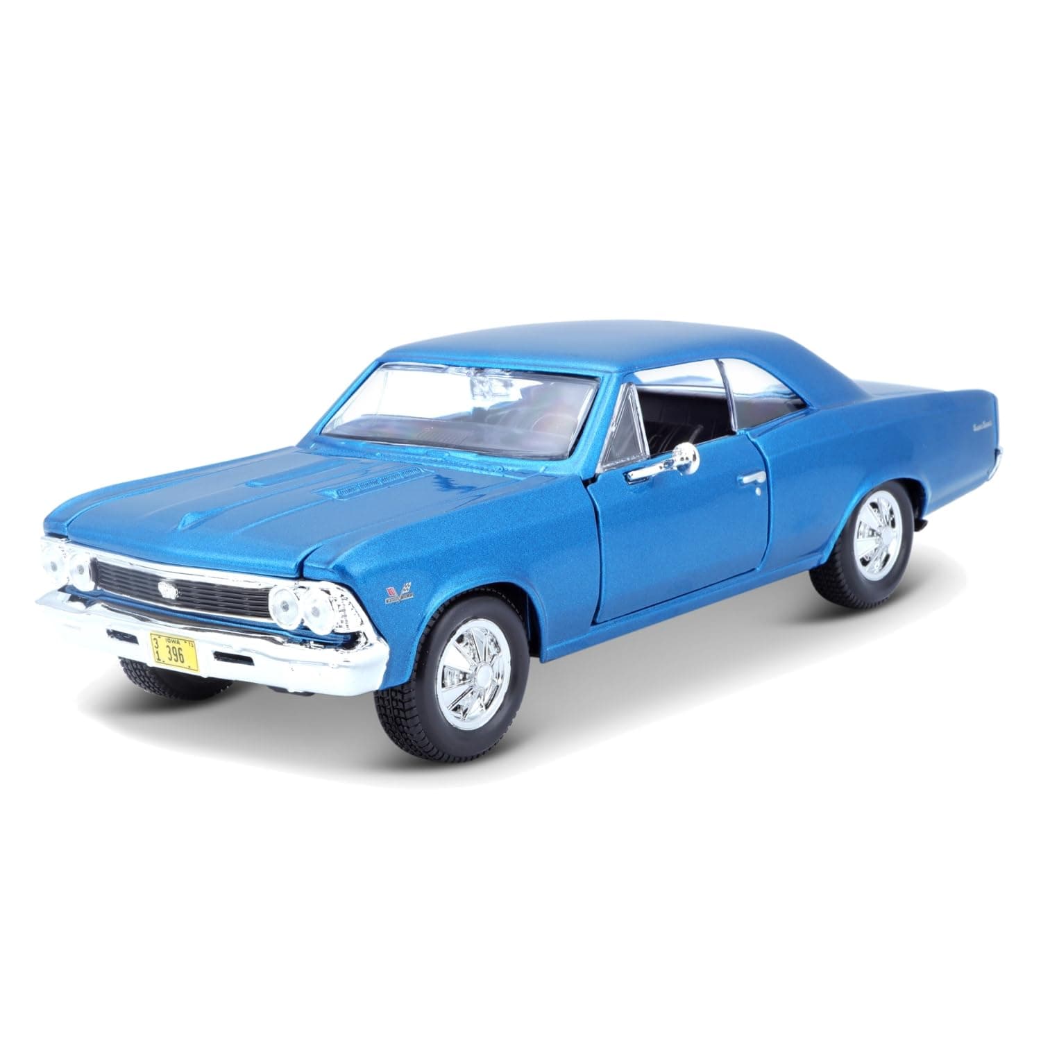 Maisto 1:24 1966 Chevy Chevelle SS 396 Model Car, Multicolor