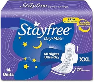 Dry Max All Night Sanitary Napkins (14 Count)