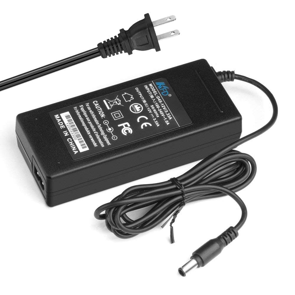 KFD 12V AC Charger for LG Flatron 22" 23" LCD Monitor LG Flatron 563LE L1780Q L1780U L1780UN L1770HN 17" LCD DELL 1701FP 1702FP 1500F, LG W1943S LCAP07F E1940S E1948S E1940T W1943SV W1943SE W1930S