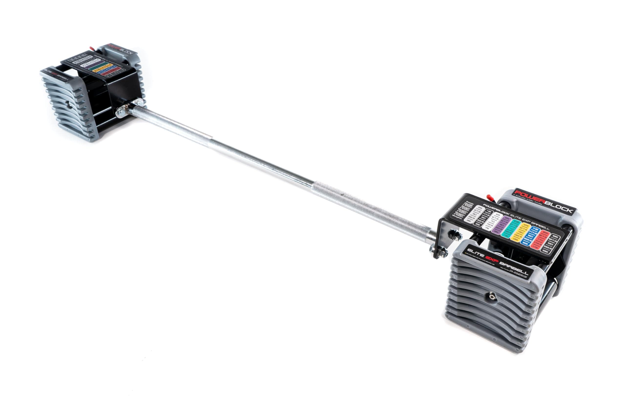 PowerBlock Elite EXP Straight Bar – Compatible with PowerBlock Elite EXP Adjustable Dumbbells, Weightlifting, Curling Bar, Weight Bar, Workout Equipment, Strength Training